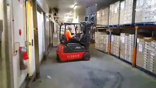 Fast forklift operator