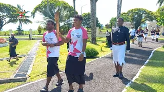 Fijian President welcomes and launches the Birmingham 2022 QUEENS BATON Relay In Fiji