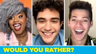 The Cast Of "HSM: The Musical: The Series" Plays Would You Rather