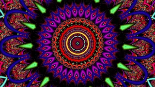 2 HRS of 4K Psychedelic Trance Mandala Visuals W/ Calm Frequency to Manifest Positive Thought