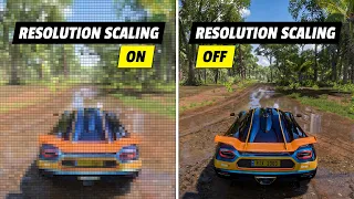 Forza Horizon 5: Resolution Scaling OFF vs Ultra Quality  [4K]