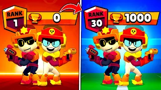 da 0 a 1000 COPPE! Larry e Lawrie RANK 30! | Brawl Stars ITA