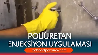 Poliüretan Enjeksiyon | beton içinde su sızıntısı engelleme