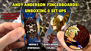 Andy Anderson Board Kennel Fingerboards Set Ups - Teak Trucks, Rails & Abstract Wheels DIY Tutorial