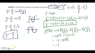 MCV4U 5.4 The Derivatives of y=sinx and y=cosx