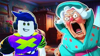 Опять Бабка? Побег от Голодной Бабушки в Роблокс | Roblox Run away from the evil granny