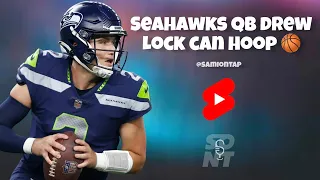 Seattle #Seahawks QB Drew Lock Can Hoop… A Straight Basketball Baller 🔥 | #NFL #NBA #Shorts