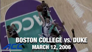 Boston College vs. Duke Championship Game | ACC Basketball Classic (2006)