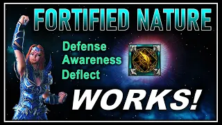 Fortified Nature DOES give Defense! But NOT Showing on Character Sheet, Testing - Neverwinter Mod 22