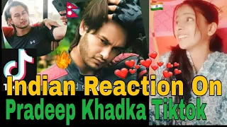 Indian Reaction on Nepali | Pradeep Khadka Latest Tiktok Videos | Reactions World
