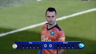 AJAX X NAPOLI - UEFA CHAMPIONS LEAGUE 2022 PENALTIS PES 21