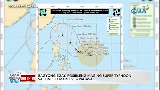 Bagyong Egay, posibleng maging super typhoon sa Lunes o Martes... | GMA Integrated News Bulletin