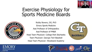 Exercise Physiology | National Fellow Online Lecture Series