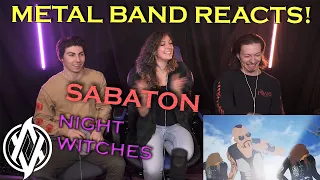 Sabaton - Night Witches REACTION | Metal Band Reacts! *REUPLOADED*