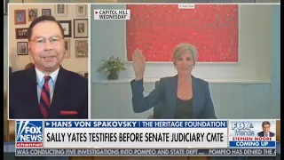 Sally Yates Exposes Her Extreme Lack Of Judgment During Senate Hearing: Hans von Spakovsky