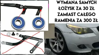 NAPRAWIA, A NIE WYMIANA PRAWE RAMIĘ WYCIERACZKI BMW E60 SCENIC REGENERACJA ZESTAW NAPRAWCZY