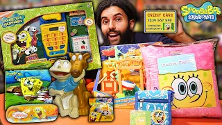 Unboxing GIANT Spongebob Squarepants Mystery Boxes!!