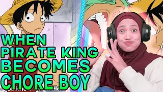 PIRATE KING LUFFY BECOMES THE CHORE BOY 🔴 Baratie Arc One Piece Reaction Episode 21&22