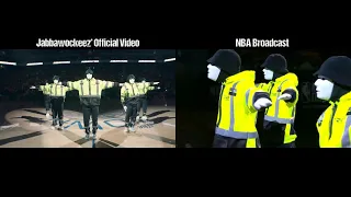 Official Video vs TV Broadcast: JABBAWOCKEEZ at NBA Finals 2019