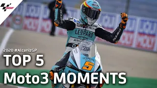 Top 5 Moto3 Moments of the 2020 #AlcanizGP