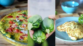 QUE FAIRE AVEC DES COURGETTES ? 2 IDÉES RECETTES