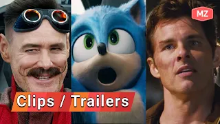 Sonic The Hedgehog | All Clips & Trailers | 2020 | James Marsden, Jim Carrey, Ben Schwartz