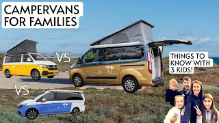 Ford Transit Nugget Campervan | Things to know - Family with 3 kids | Limits of small campervans 🚐
