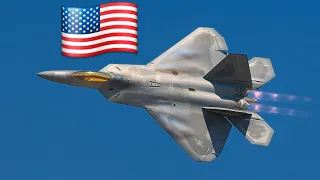 Demo of Most Feared Fighter Jet in the World USAF F22 Raptor