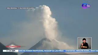 Bulkang Mayon, nananatili sa alert level 3 | BT