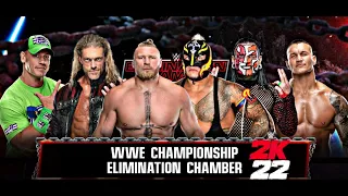 WWE 2K22 | Elimination Chamber Gameplay! - PC