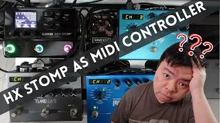 How To Use Line 6 HX Stomp as a MIDI Controller (No Extra Gear Needed!)