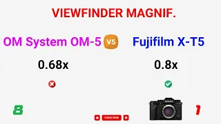 OM System OM-5 vs Fujifilm X-T5 Comparison: 8 Reasons to buy the OM-5 and 15 Reasons to buy the X-T5