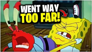 10 Moments on SpongeBob that went WAYYY too far!😱