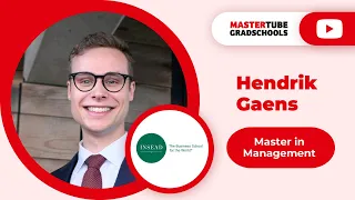 Hendrik Gaens - Master in Management, INSEAD