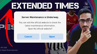 Extended Maintenance Times in Pes Mobile 21 | Whats Coming Today Pes | Pes Maintenance @engrpes