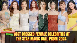 Best Dressed Female Celebrities at the Star Magical Ball Prom 2024