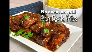 GAWIN MO ITO SA PORK RIBS,  NO OVEN, NO GRILL BBQ PORK RIBS  I Masarap ihanda ngayong Pasko