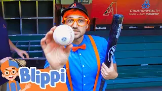 Blippi Visits a Baseball Stadium | Blippi! | Learning Videos for Kids