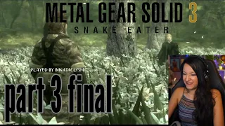 First Playthrough | Metal Gear Solid 3: Snake Eater | Part 3 | Let's Play w/ imkataclysm