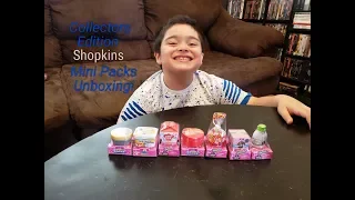 SHOPKINS SEASON 10 MINI PACKS! Unboxing Collectors Edition! Toy Review.