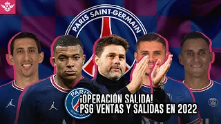 ¡SE VAN DE PSG! 9 Salidas de PARÍS para este Mercado de INVIERNO 2022 - La Lista de Pochettino