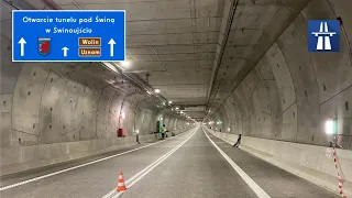 Opening of the tunnel under Świna in Świnoujście