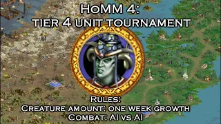 4 tier unit tournament: whos the strongest? (part 2)/ Heroes of Might and Magic 4 creature test