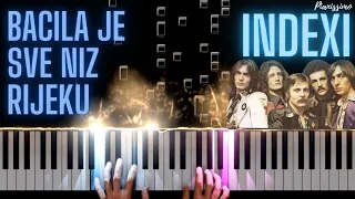 Bacila je sve niz rijeku - Indexi - Piano Cover