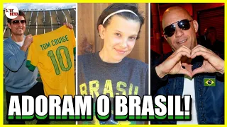 10 ATORES DE HOLLYWOOD QUE ADORAM O BRASIL! (TOM CRUISE, CHRIS EVANS...) - PARTE 3!!