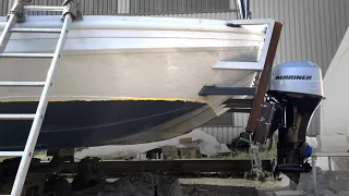 Installing Outboard Motors on My Barge Boat