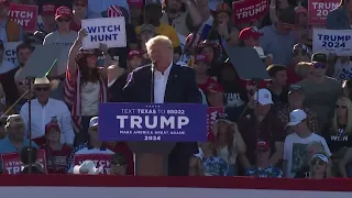 WATCH LIVE: Donald Trump host first 2024 presidential campaign rally in Waco