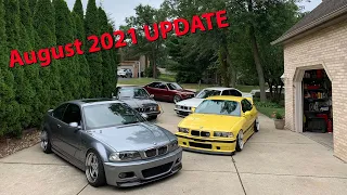 My BMW collection as of August 2021