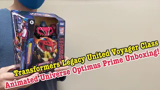 [UNBOXING] Transformers Legacy United Voyager Class Animated Universe Optimus Prime (EN Sub)