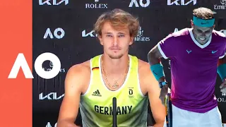 Sascha Zverev "I sincerely believe Rafa is playing Incredible right now" R2 Press Conference AO 2022